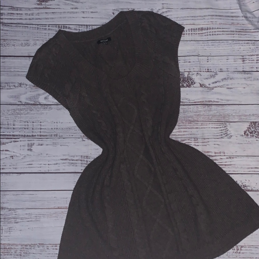 Express Dark Brown Sweater